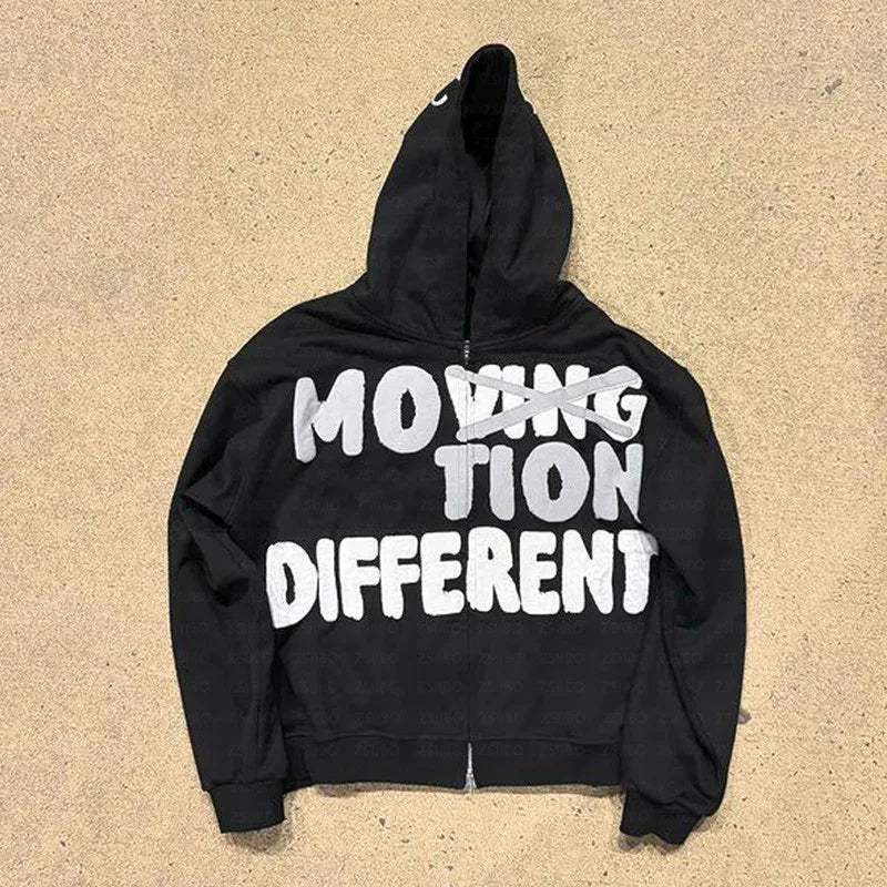 "Motion Different" Zip-Up