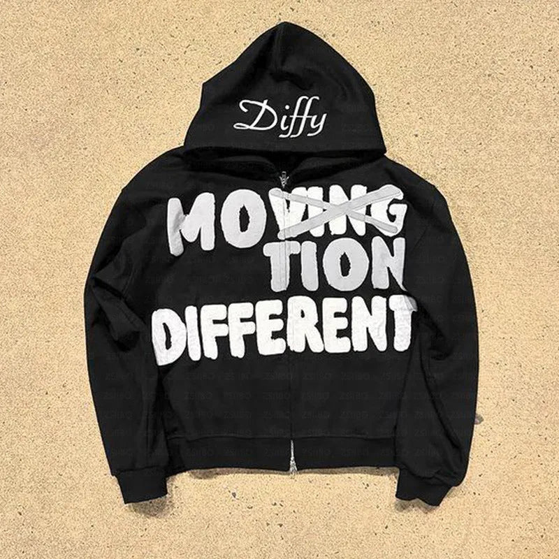 "Motion Different" Zip-Up