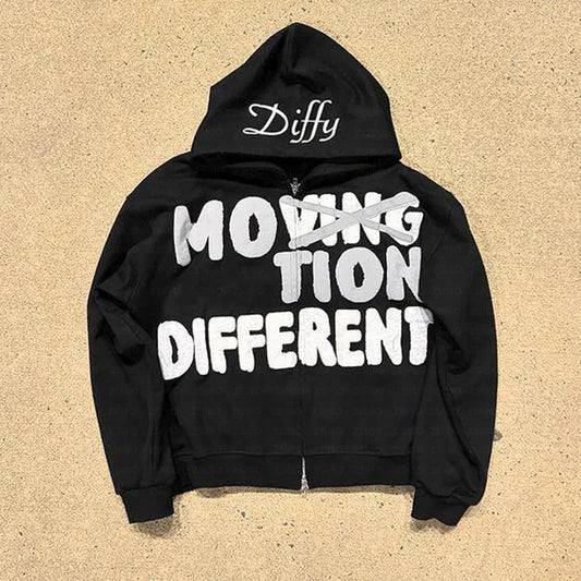 "Motion Different" Zip-Up